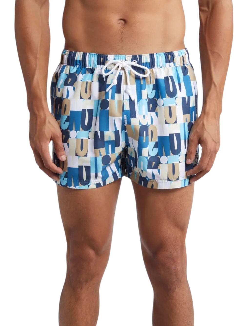 Original Penguim Men's Logo Board Short Swim Trunks Vallarta Blue XXL